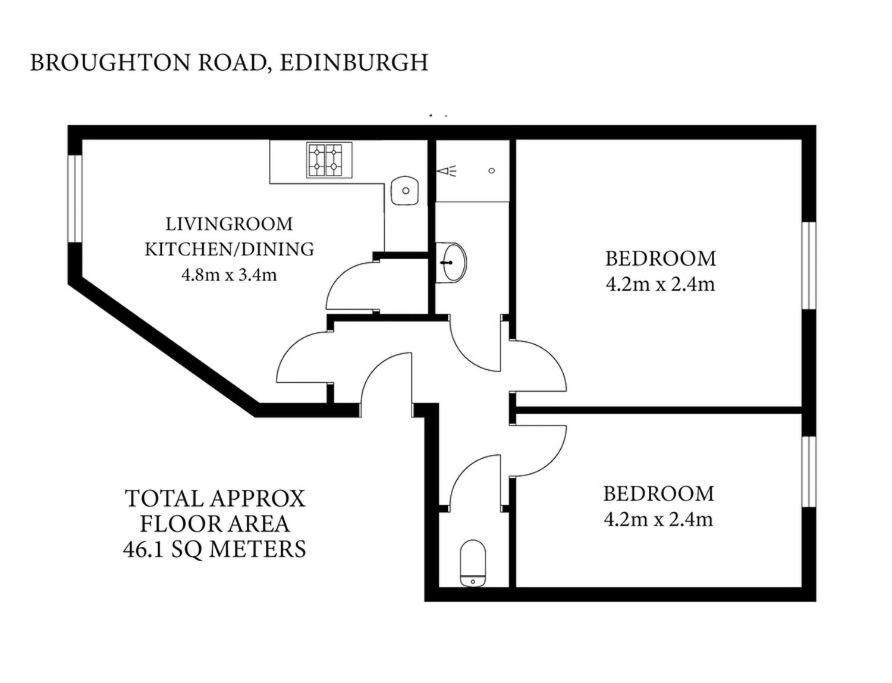 Appartement Cosy & Broughton 2br Near Centre Edinburgh